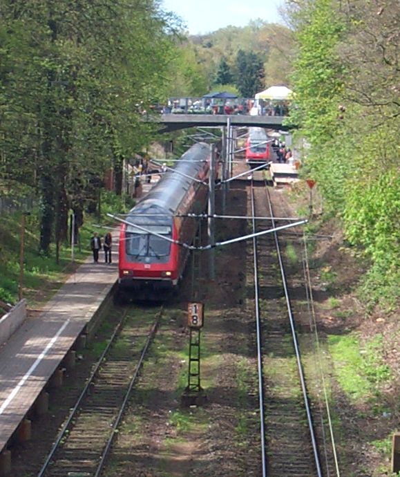 Auf der Br&uuml;cke, unter der Br&uuml;cke